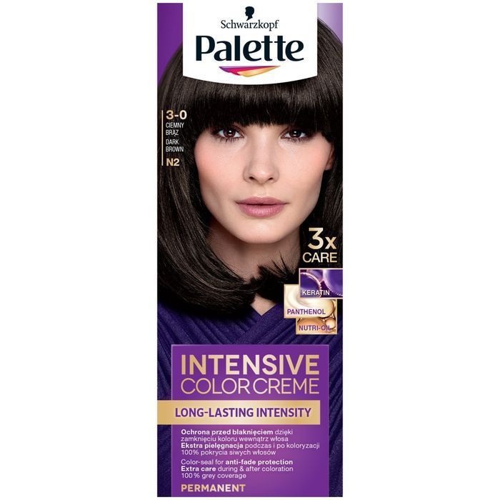 Palette Intensive Color Creme farba do włosów w kremie 3-0 (N2)