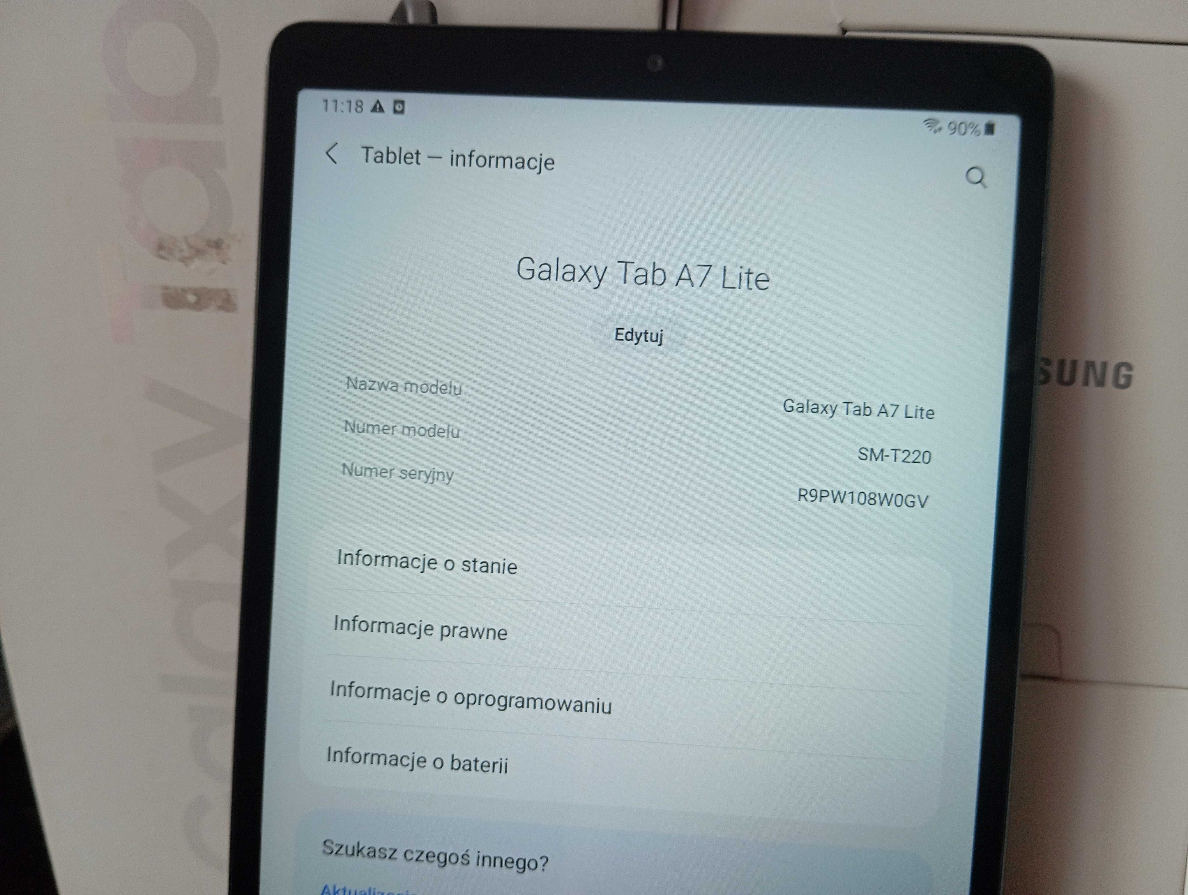 Samsung galaxy Tab a7 lite sm-t220