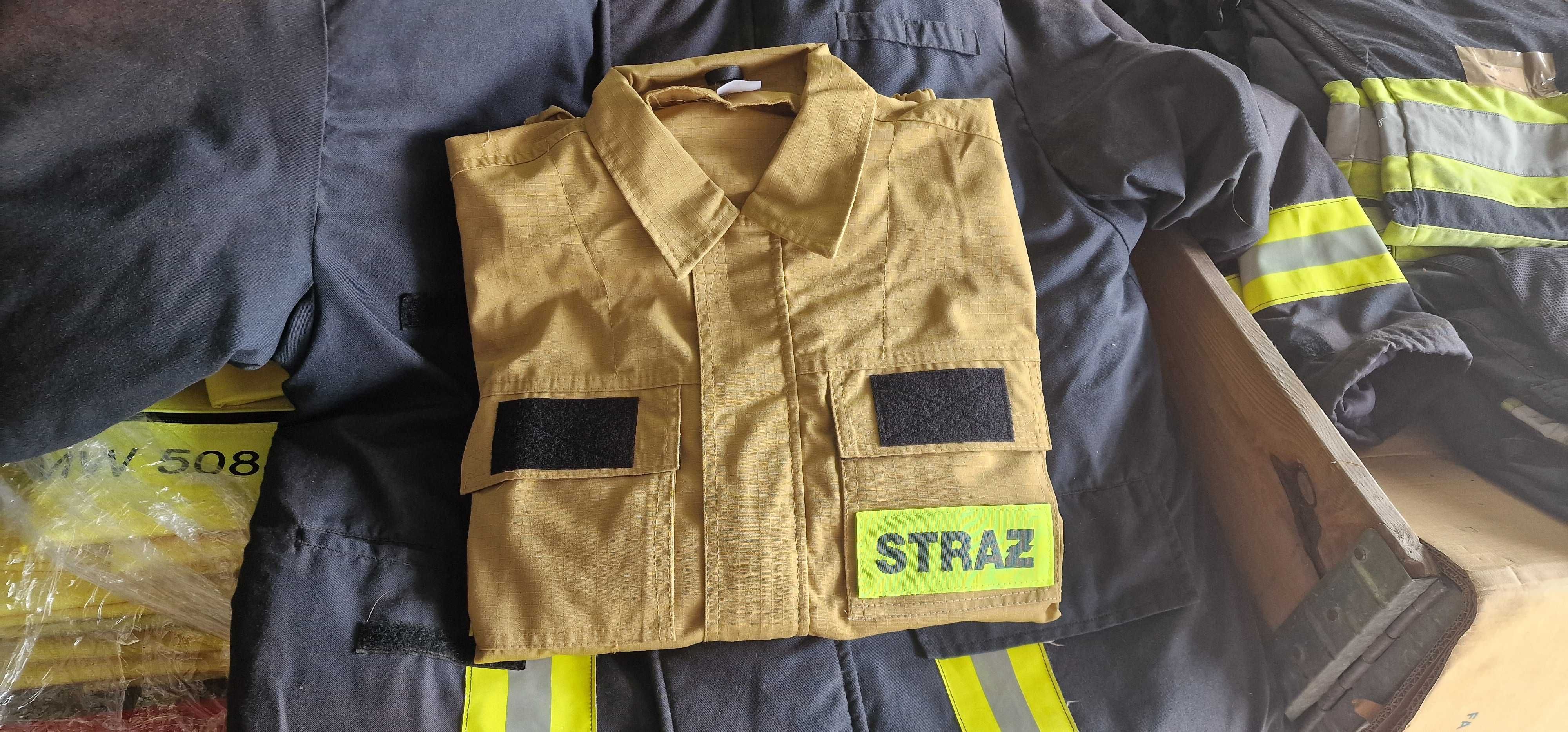 STRAŻ Ubranie koszarowe Koszarówka piaskowa Rozm. L/XL
