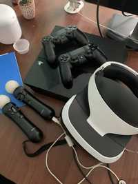 Playstation 4 500gb + Playstation VR + Playstation move + 2 джойстика