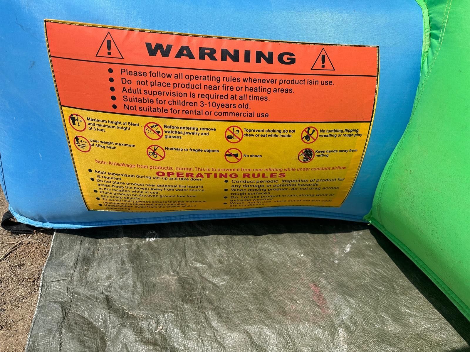 Insuflavel para criança com motor