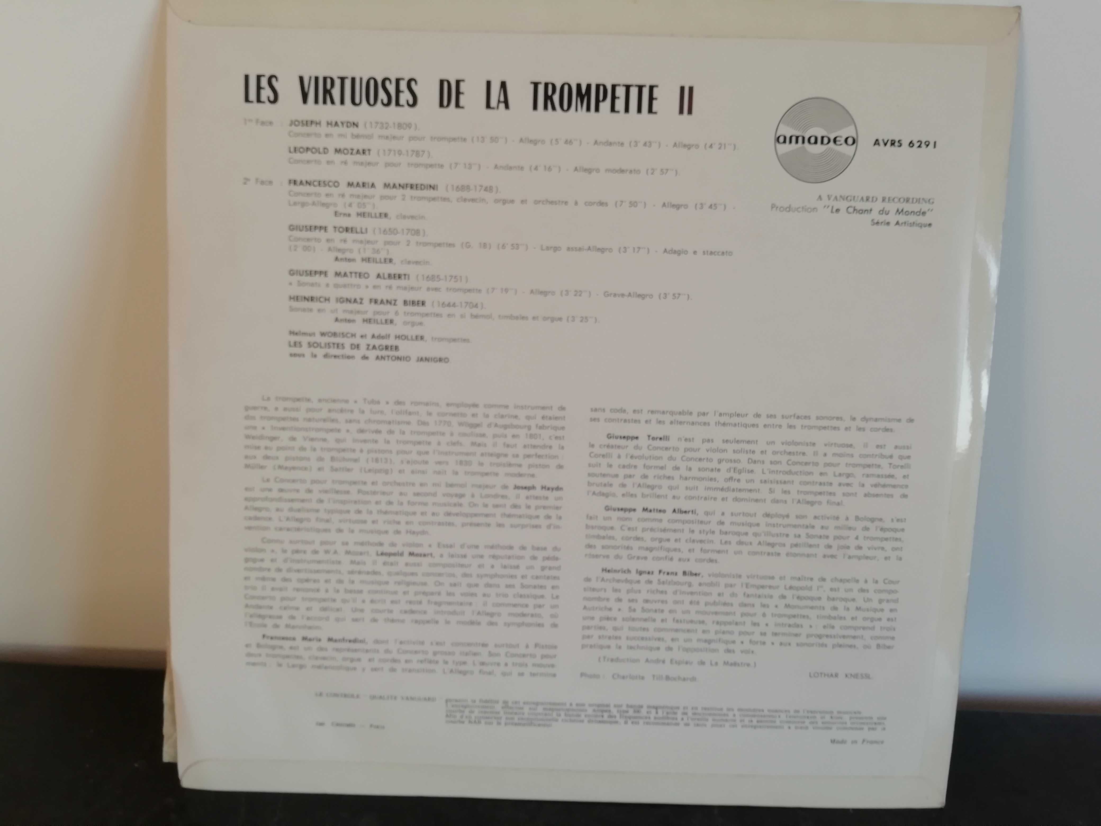 Vinil "Les Virtuoses de la Trompete" (2 vinis)