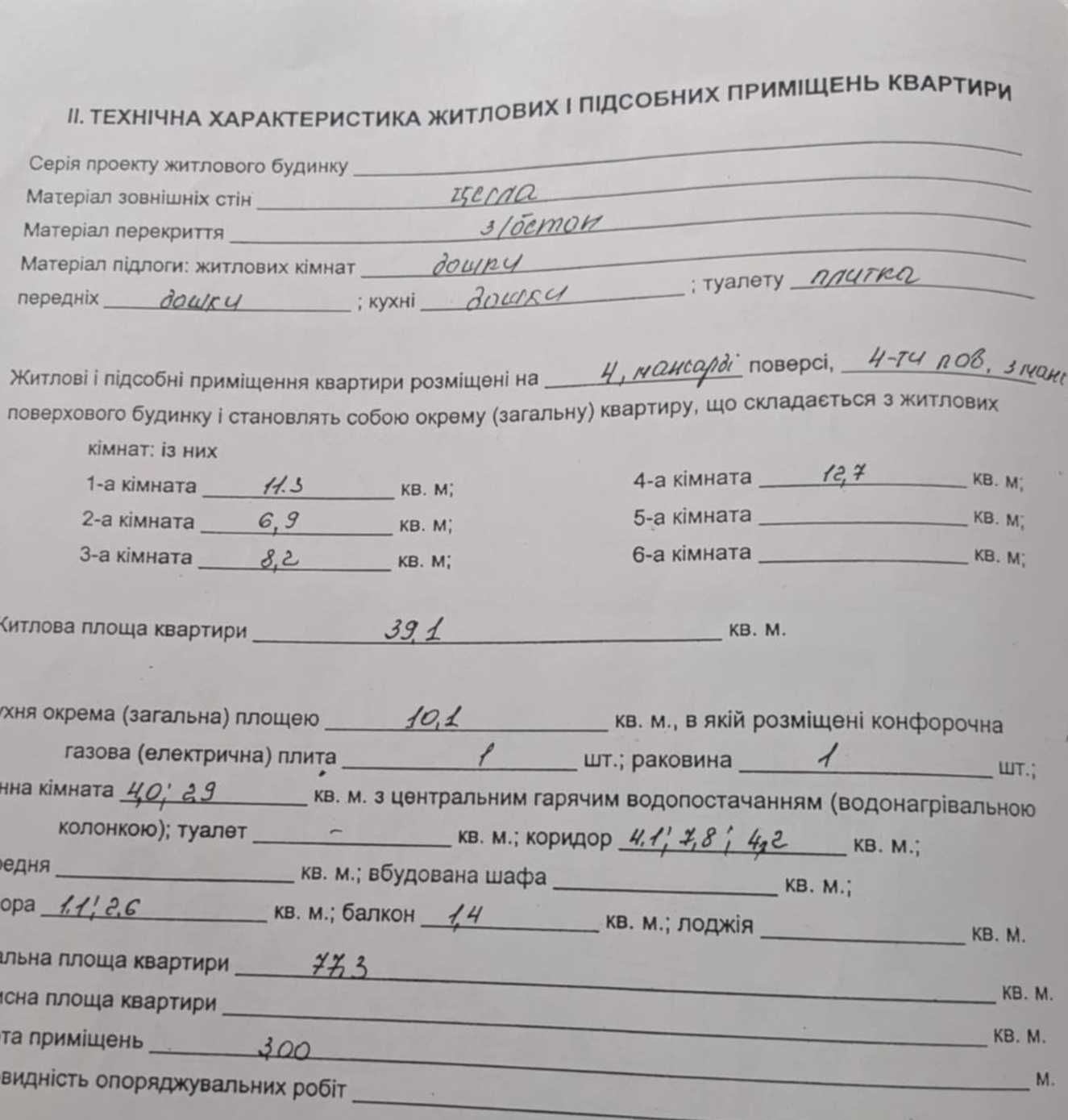 Дворівнева квартира в центрі міста вул.Донцова.