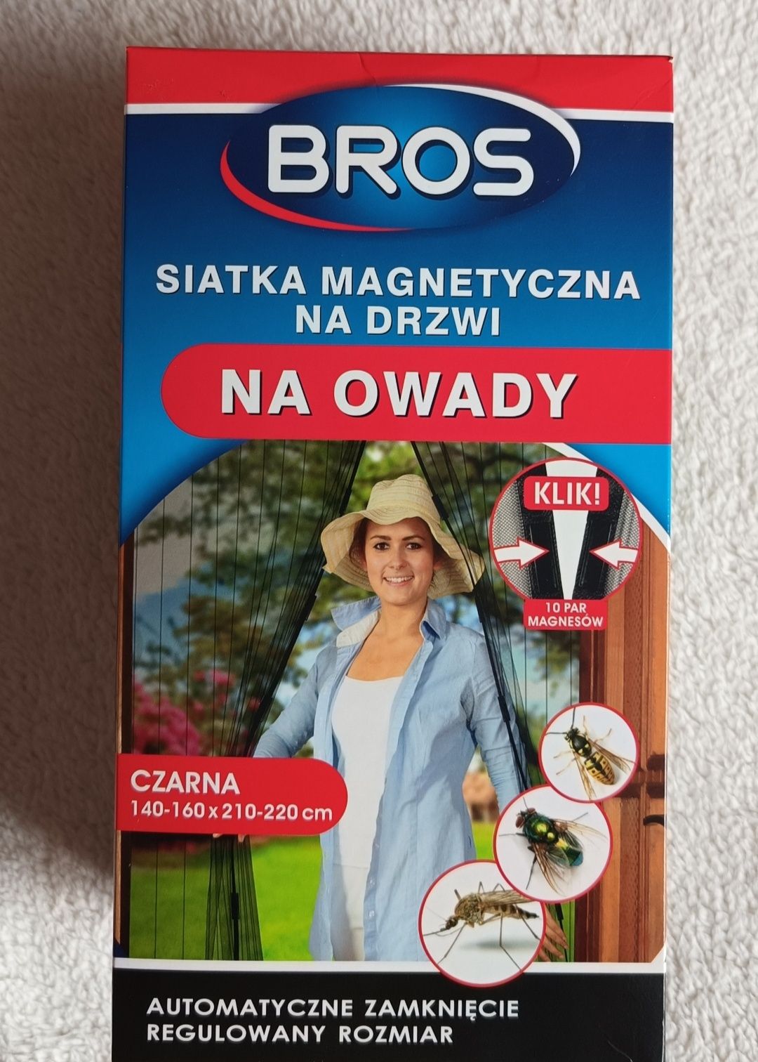 Siatka magnetyczna na drzwi