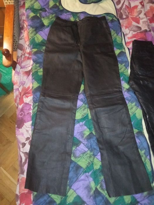 Штани з натуральної шкіри нові, жіночі розмір L