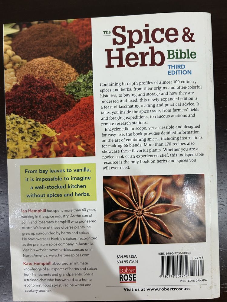Livro Spice & Herb Bible