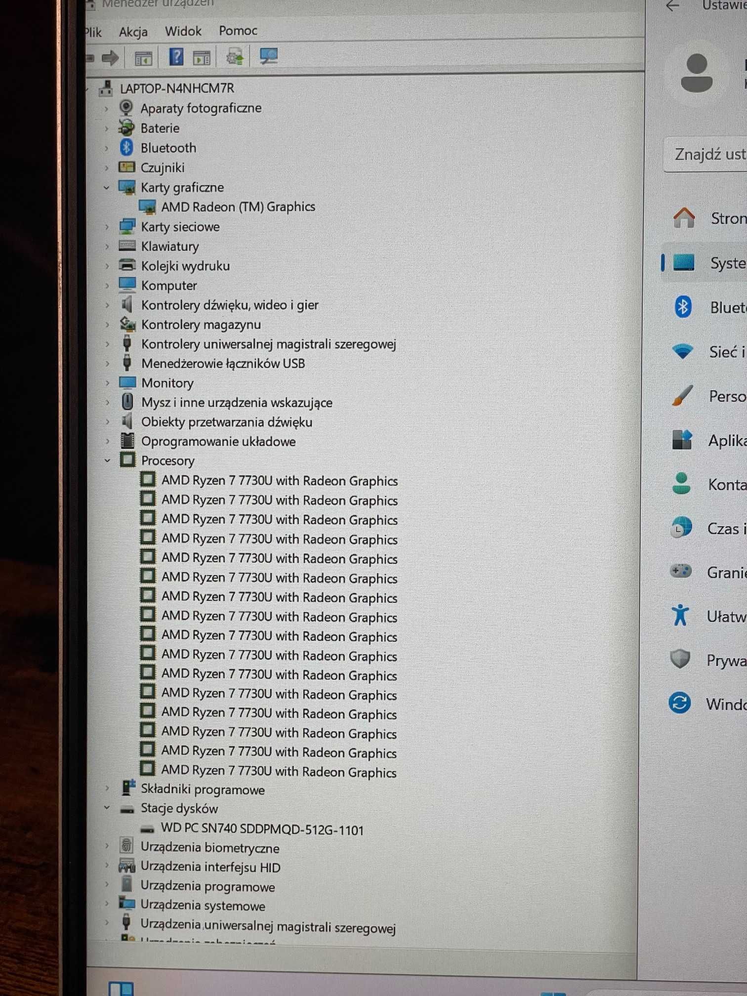 LENOVO IdeaPad Slim 5 16ABR8 16" IPS R7-7730U 16GB 512GB SSD Win 11 H
