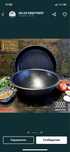 Казан 8л, 34см, вага 11кг, чавунний узбецький WOK, кришка-сковор. грил