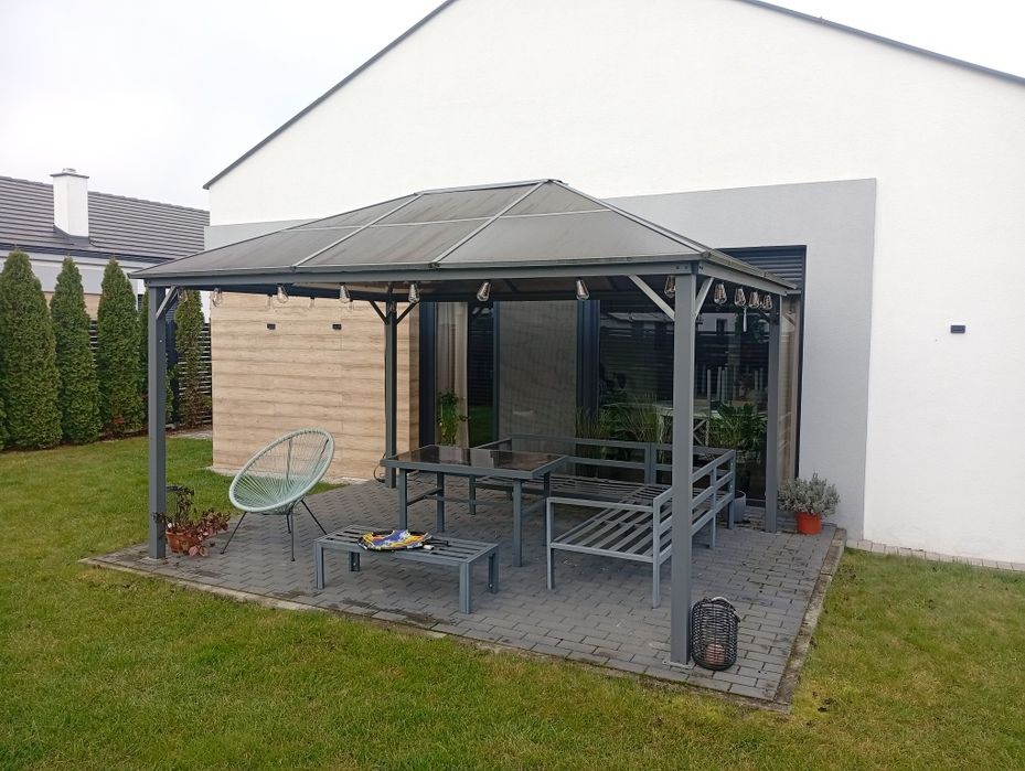 Pergola aluminiowa 3x4m całoroczna