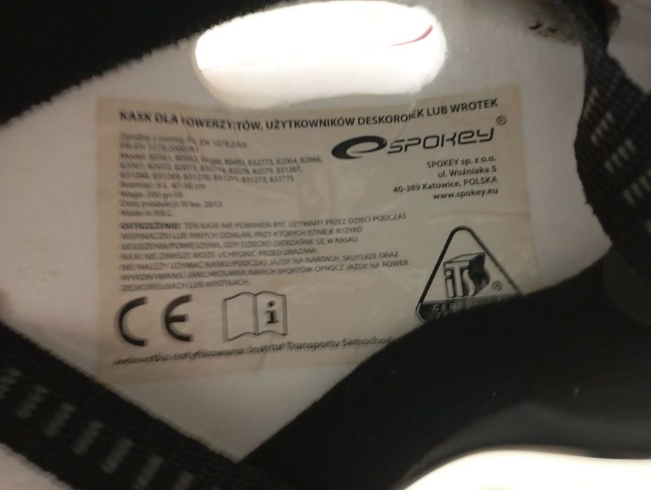 Kask dla dzieci spokey