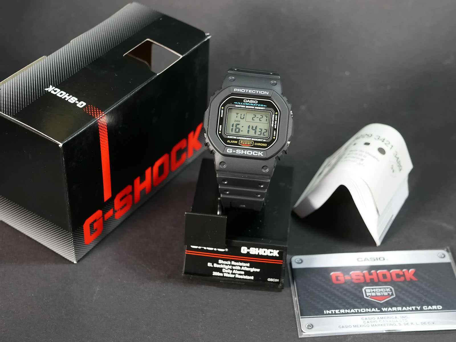 Часы Casio DW-5600E-1V G-Shock (Original)