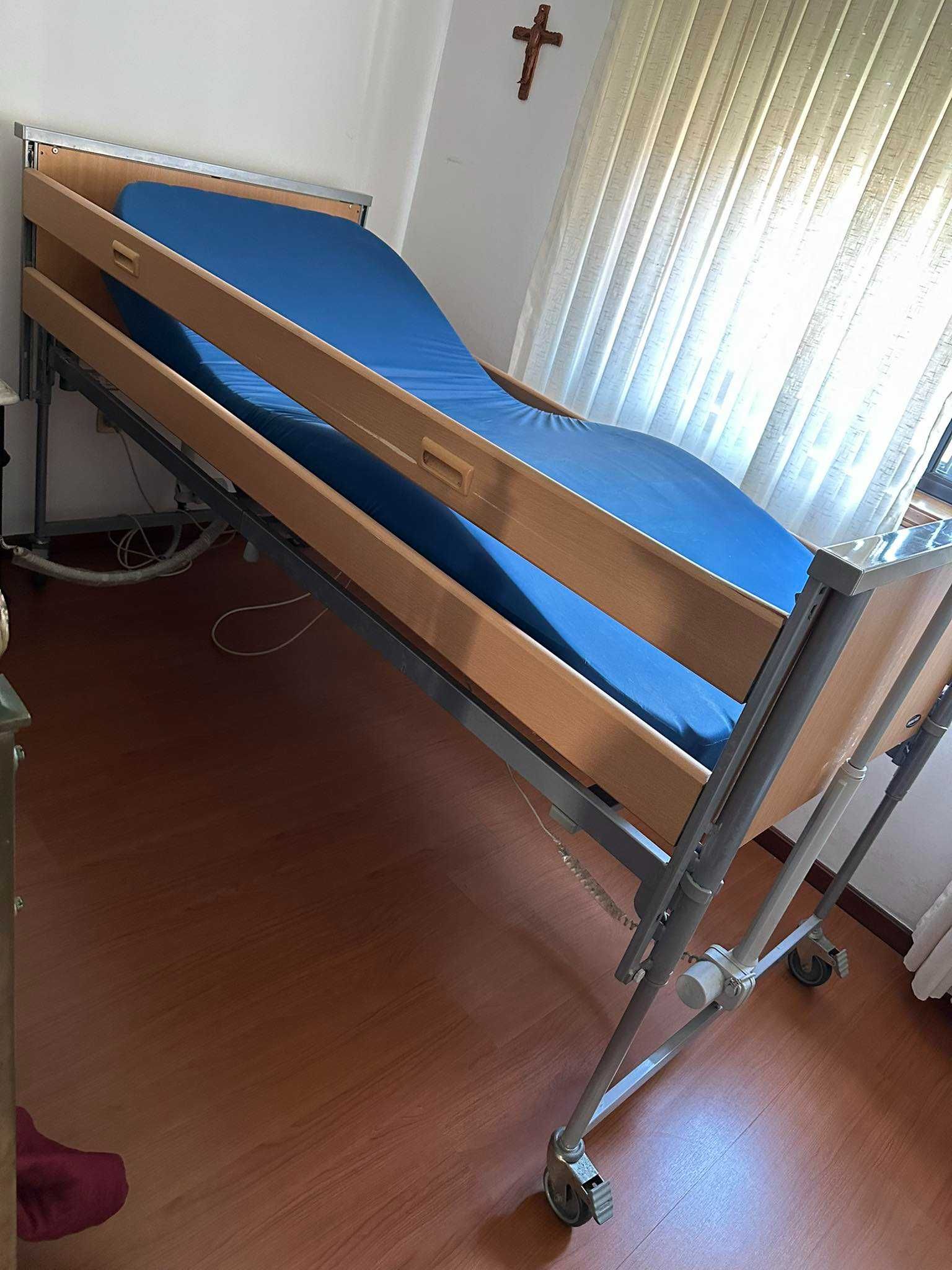 cama articulada + colchão