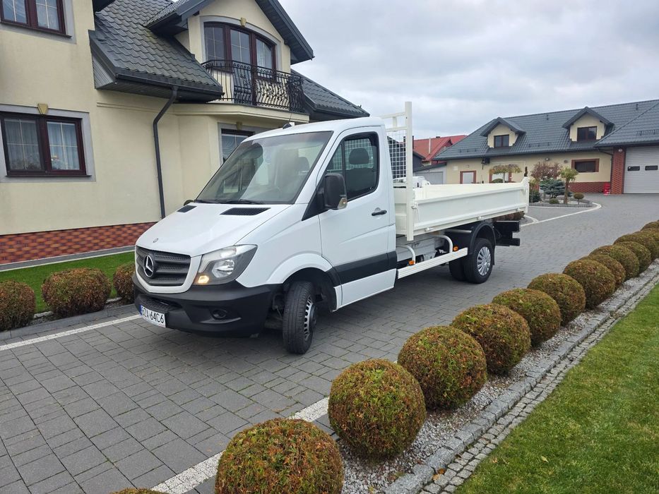 Mercedes-Benz SPRINTER 513 CDI  Wywrotka Kiper na Tył Klima Ładny Stan. HAK 3500KG