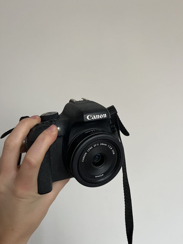Aparat fotograficzny lustrzanka body Canon EOS 750D + 2 obiektywy