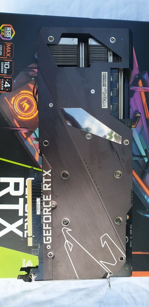 Монстр!!! Gigabyte Auros Extreme RTX3080 10GB!