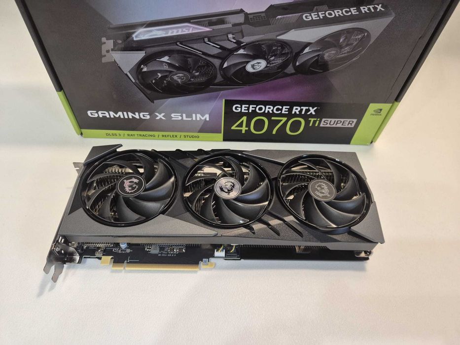 Karta graficzna MSI GeForce RTX 4070 Ti SUPER GAMING X SLIM 16 GB