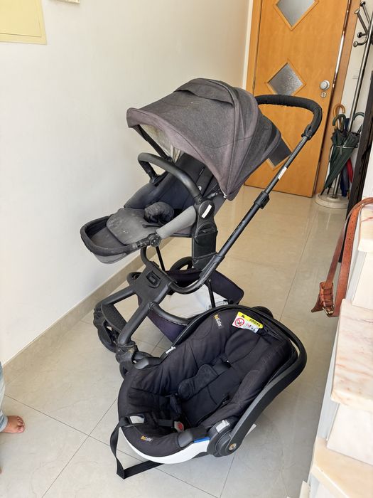 Carrinho bebe easywalker harvey, e ovo besafe para bebe