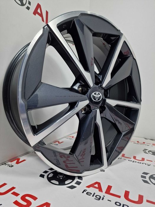 NOWE alufelgi TOYOTA 19" 5x114,3 Auris Yaris Cross CH-R RAV-4 - Grafit