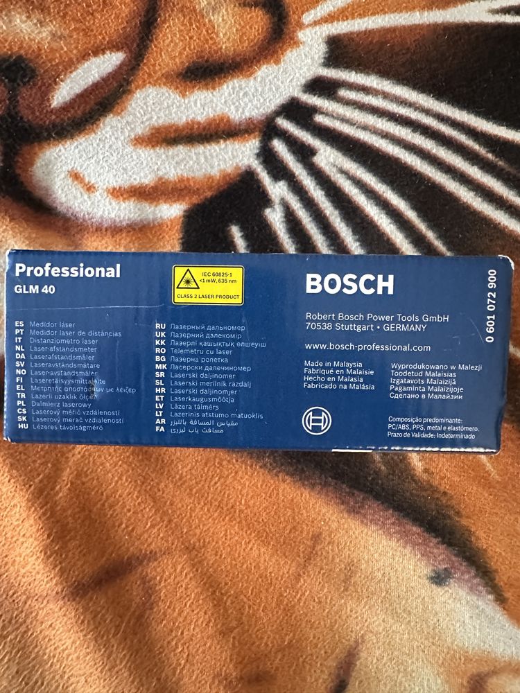 Лазерний далекомір BOSCH Professional GLM 40 голий