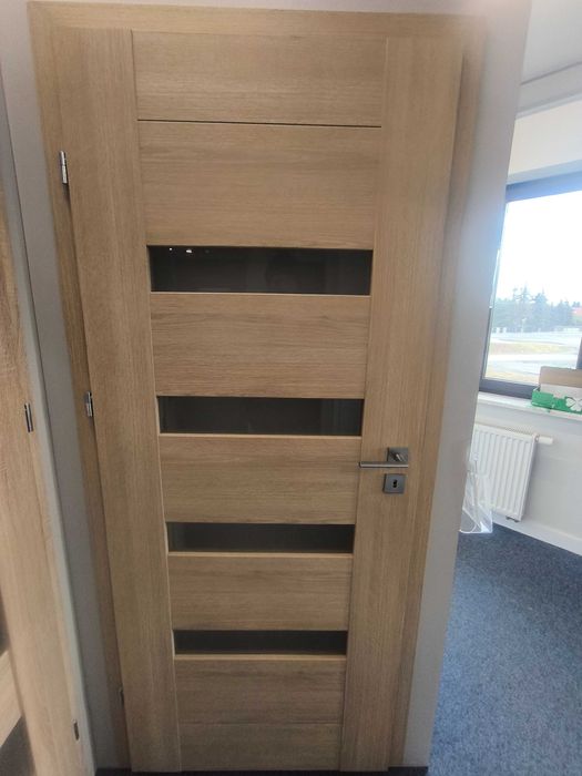 Drzwi wewnętrzne , skrzydła z demontażu wystawki RADOM. + ościeżnice