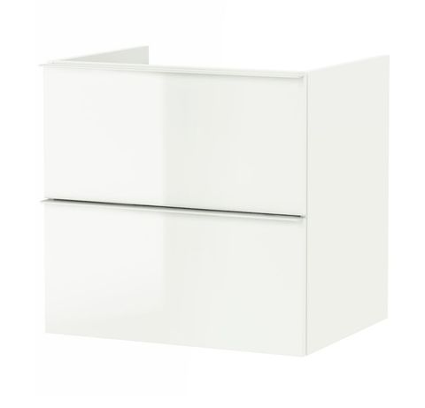 Szafka umywalkowa IKEA Godmorgon biały połysk 60x47x58 cm