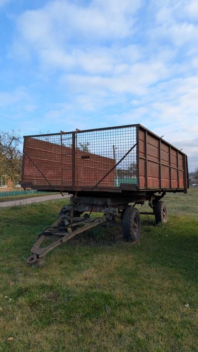 Прицеп тракторний 2ПТС-4 / Мажара / Тракторний причіп /Причеп для сіна