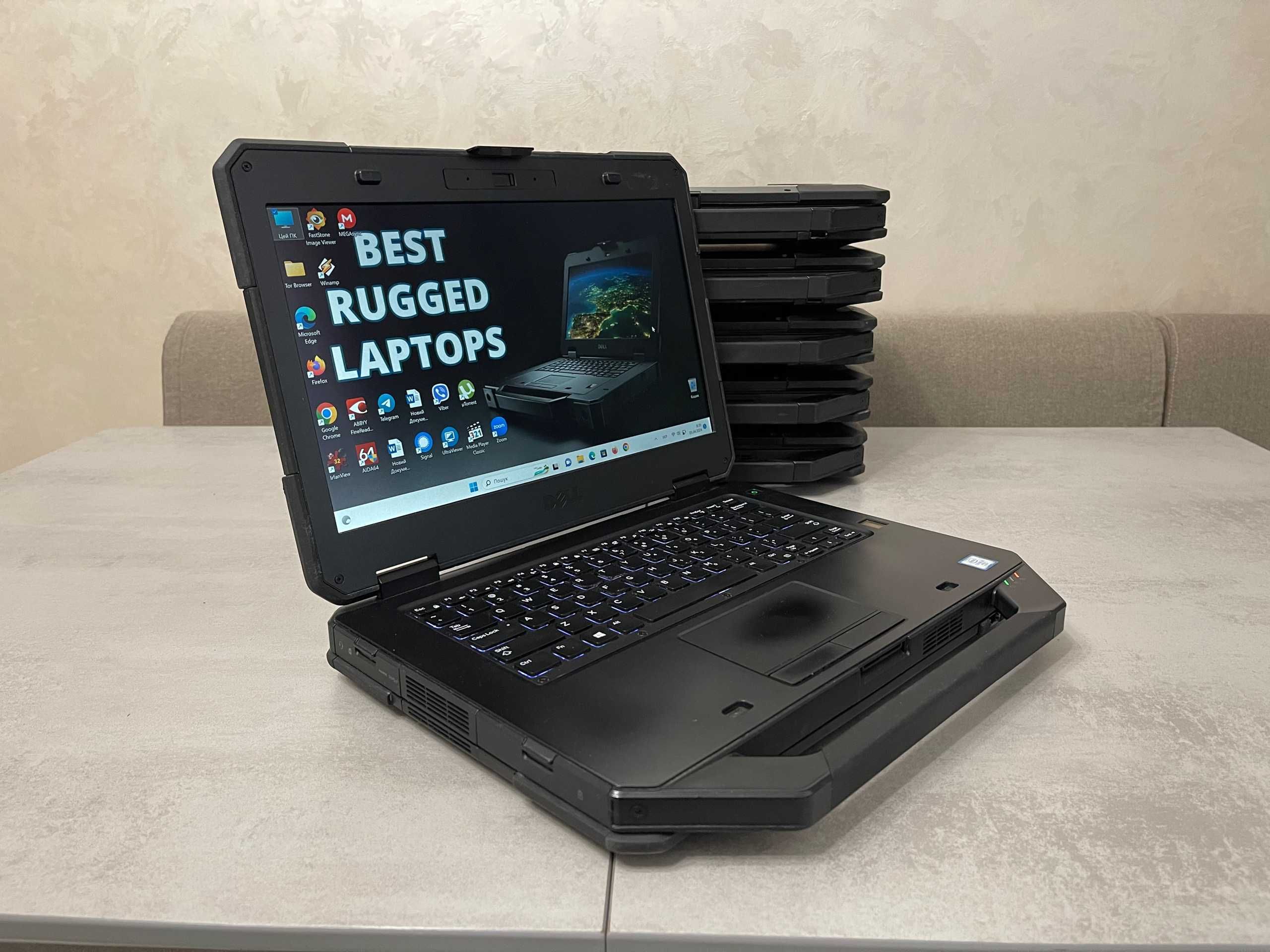 Захищений ноутбук Dell 5414 Rugged, 14" FHD i5-6300U 16GB 240GB 4G LTE