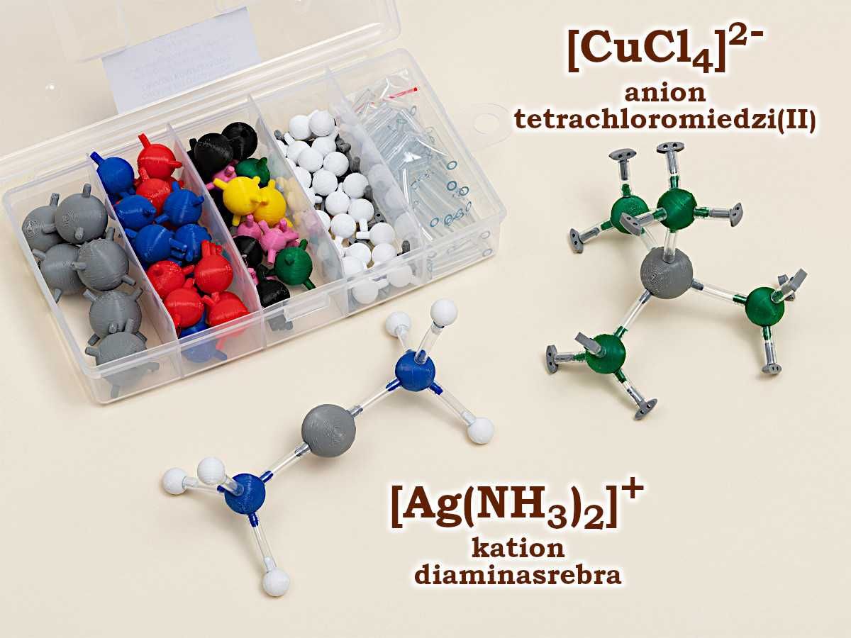 Zestawy atomów związki kompleksowe CHEMIA ORGANICZNA i NIEORGANICZNA