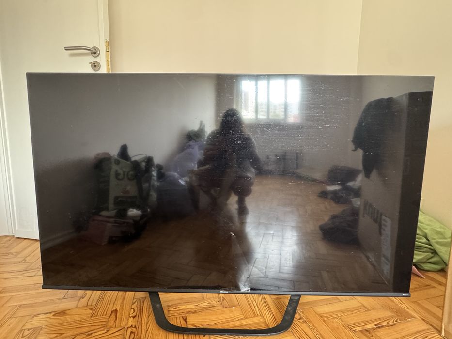 Tv com ecrã partido