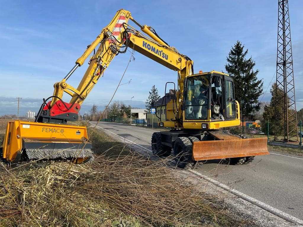 mulcher hydrauliczny do koparki FEMAC T13 FR 130 REV