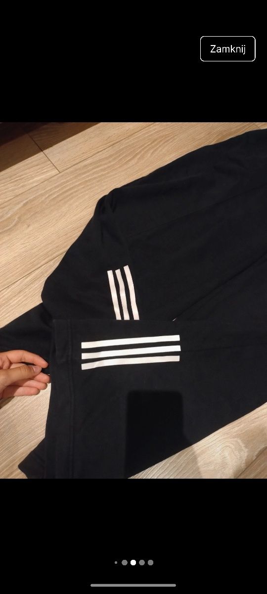 Szerokie spodnie adidas  dresy viral