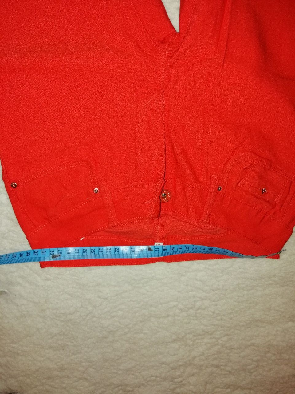 Spodnie czerwone r. 36