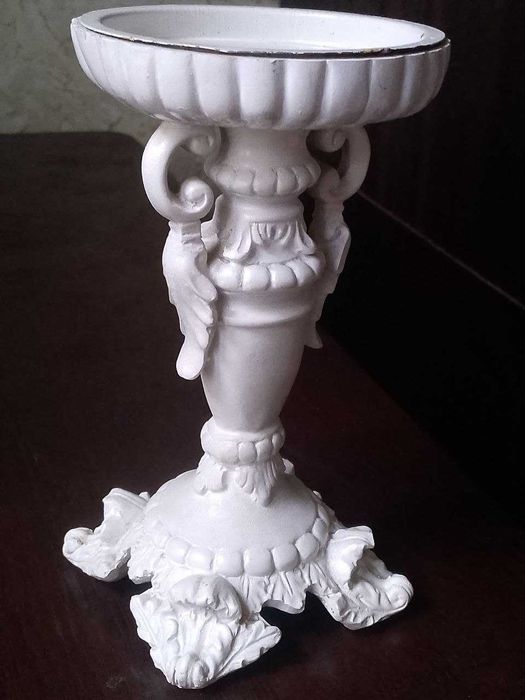 Подсвечник гіпсовий. Свічник для інтер'єру