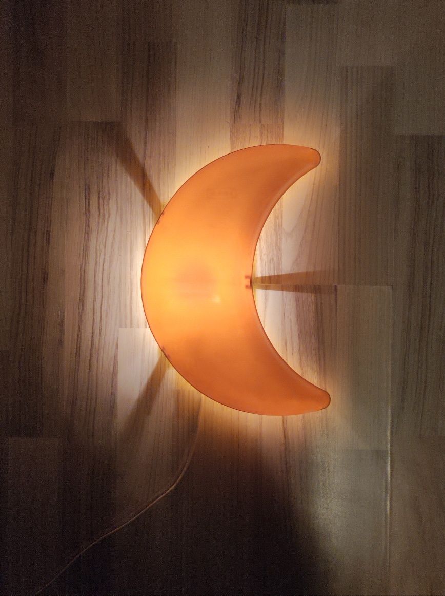 Lampka nocna Ikea Księżyc lampa ścienna kinkiet