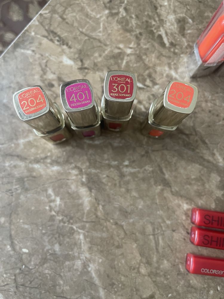 Помади,блиски L'Oréal, Maxfactor,note, Maybelline