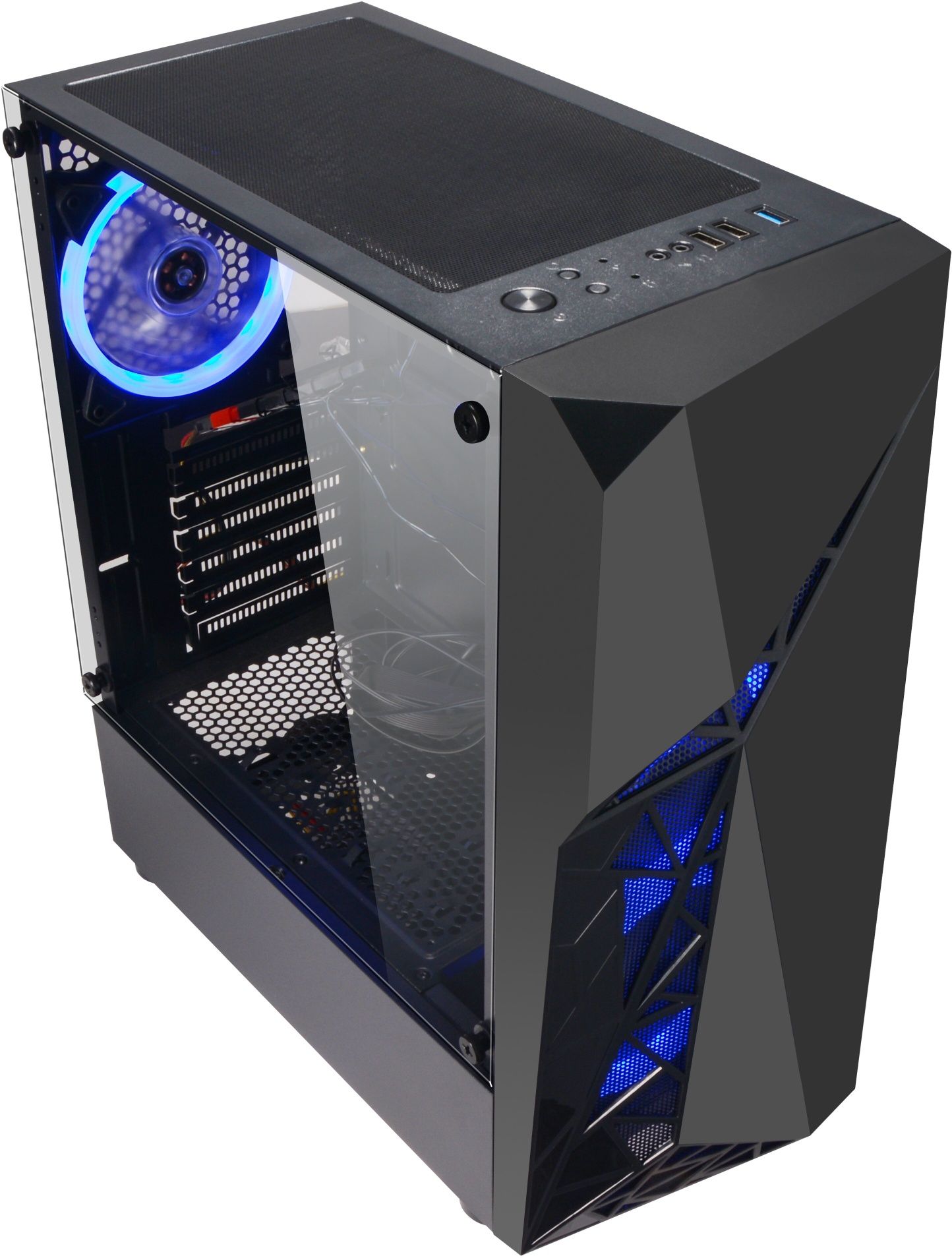 Komputer PC - 512gb SSD 8gb RAM RGB Win10Pro NVIDIA GeForce8400 CPU3,4