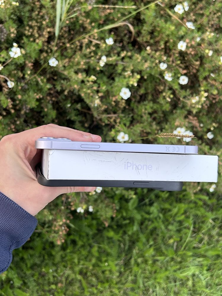 Iphone 14 plus idealny Fioletowy