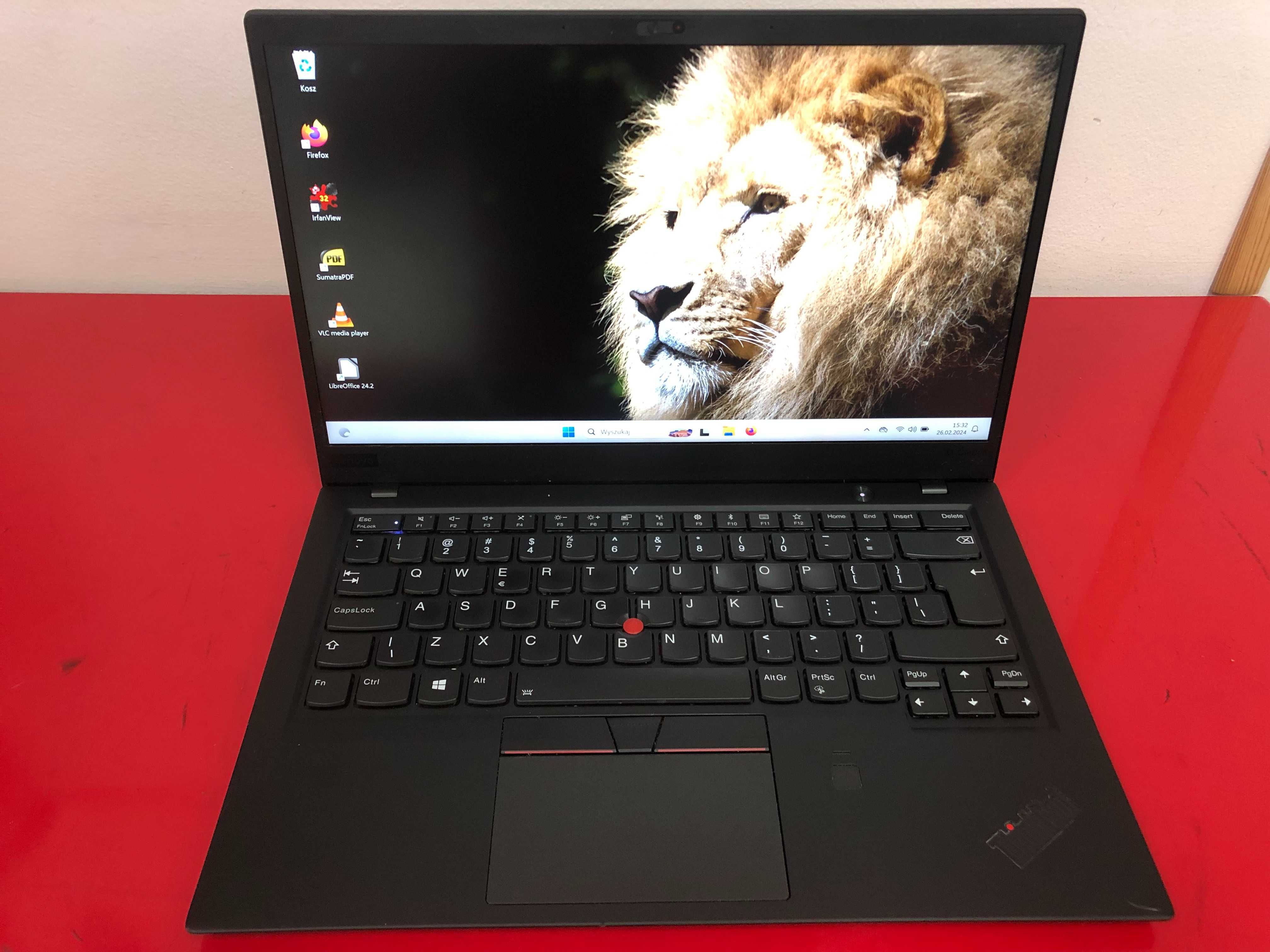 Rewelacyjny Lenovo X1 Carbon G6 i7-8gen 8GB 256SSD IPS FHD Raty 0% FV