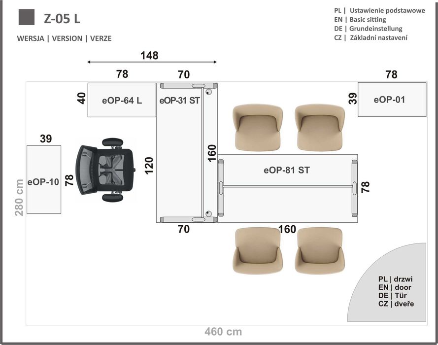 Meble biurowe, zestaw mebli do biura, meble od producenta