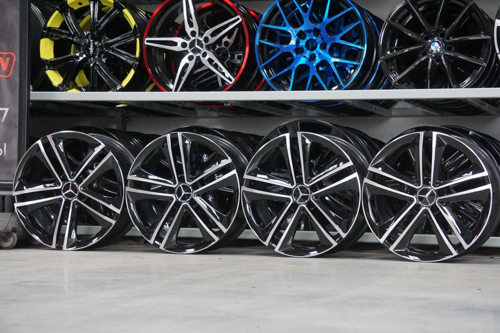 Alufelgi Mercedes CLS W257 8Jx18 i 9Jx18 et33 czarna perla i cnc