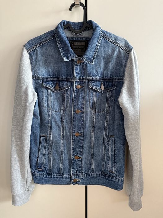 Stylowa męska kurtka jeansowa marki 21MEN (Forever 21) w rozmiarze XS