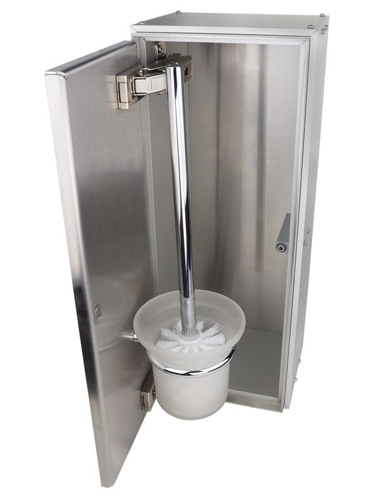 SZAFKA ŁAZIENKOWA podtynkowa na szczotkę WC 45 CM do zabudowy płytką.