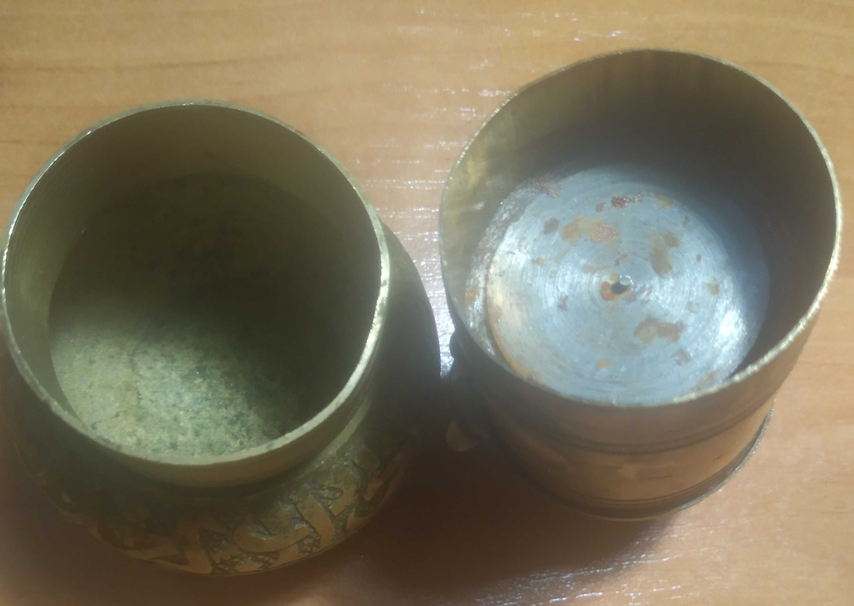Кофемолка, чашечка латунные