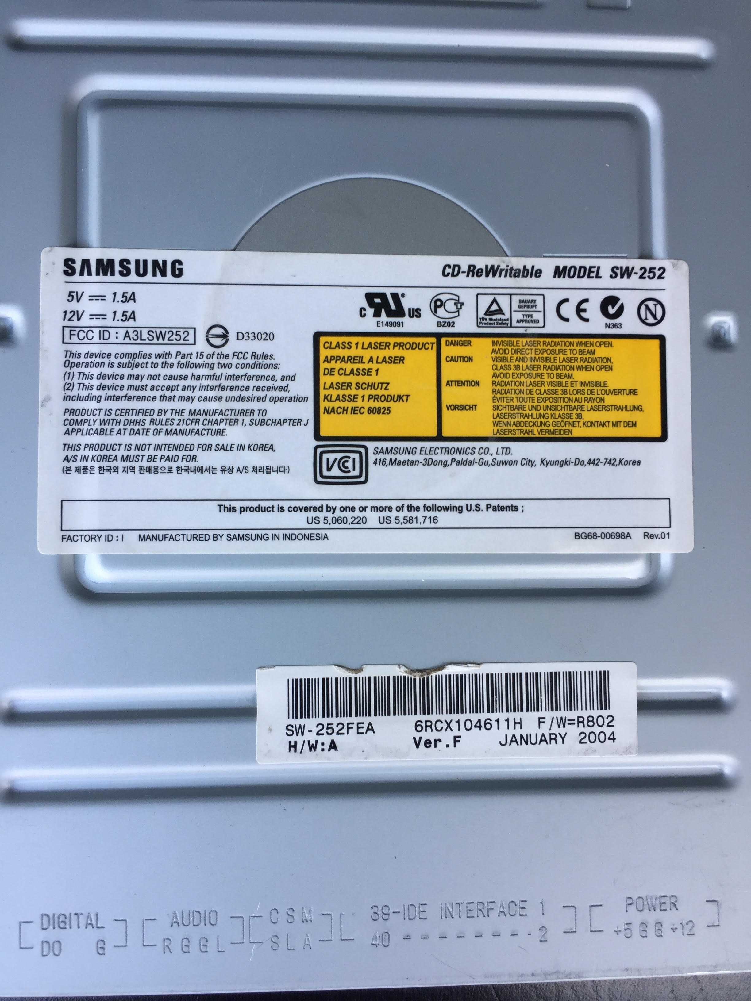 Samsung DVD para computadores