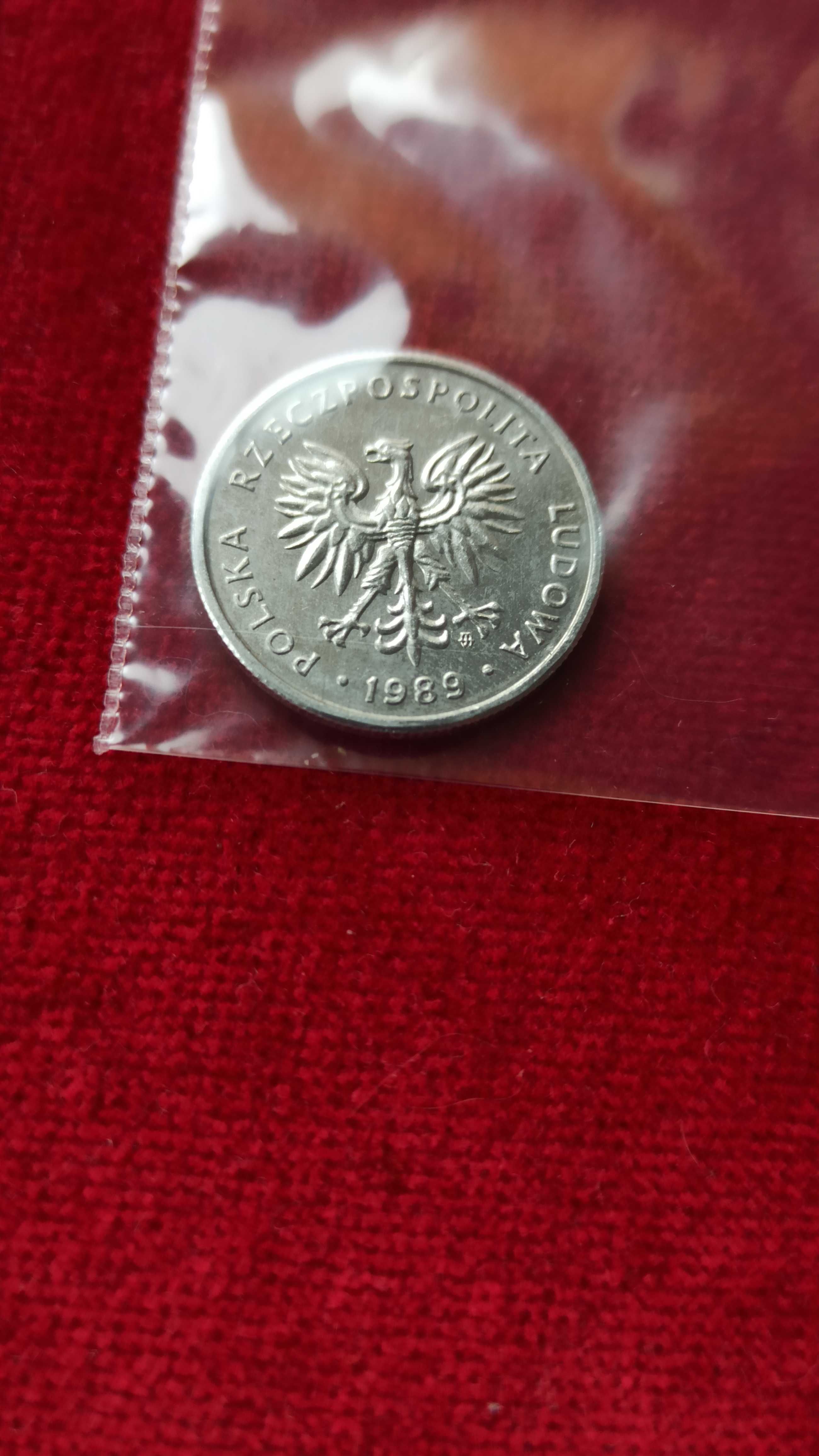 PRL, Moneta 5 złotych 1989 rok Mennicza - Piękna