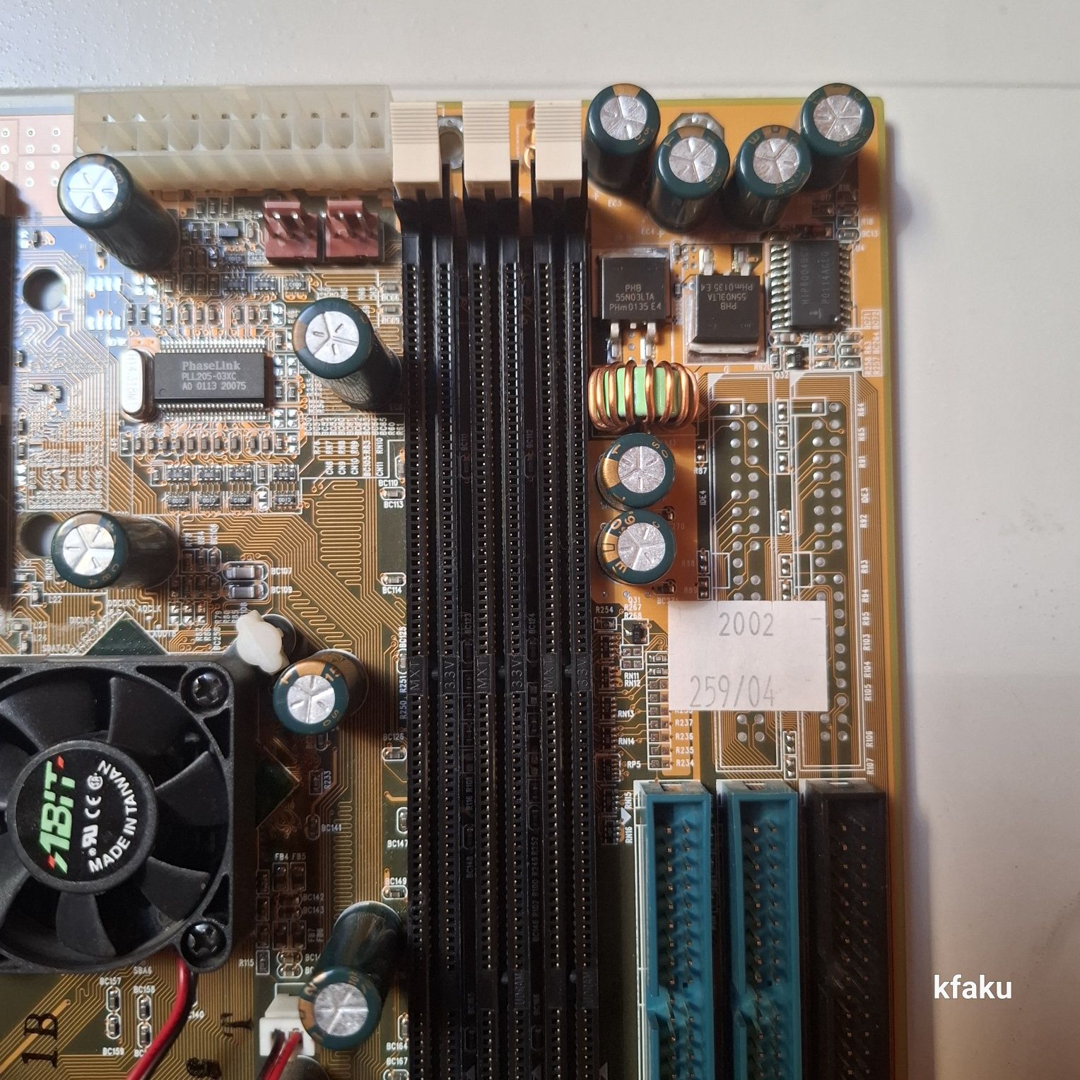 Płyta główna Abit KT7A socket 462, SDRAM, retro pc