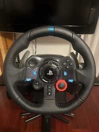 Volante Logitech G29 + playstation 4 + playseat + Monitor)