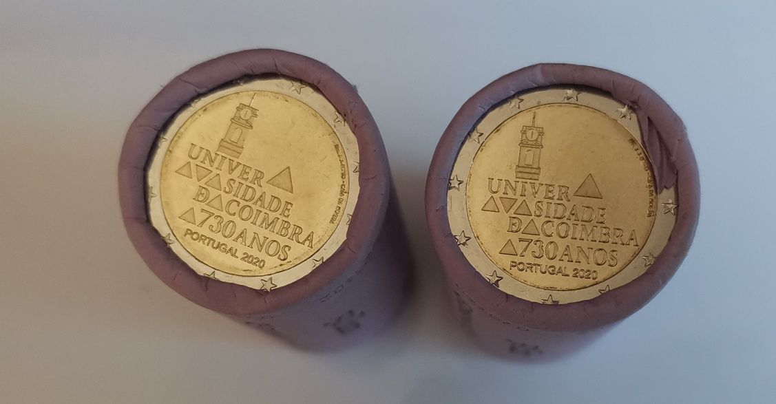 Moeda comemorativa 2€ - 730 anos Universidade de Coimbra