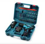Шуруповерт аккумуляторный 12V кейс набор инструментов Makita DF330DWE