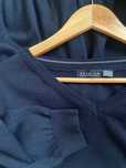 Merino wool cienki sweter w szpic